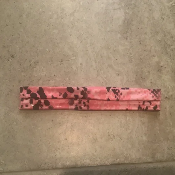 🎉Gymnast pink and black print headband - Picture 2 of 2